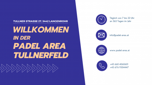 Die Padel Area öffnet ihre Pforten